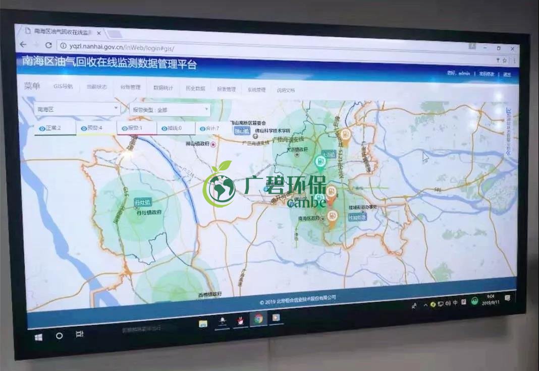 佛山南海區(qū)首個(gè)油氣回收在線(xiàn)監(jiān)測(cè)正式投入使用(圖3)