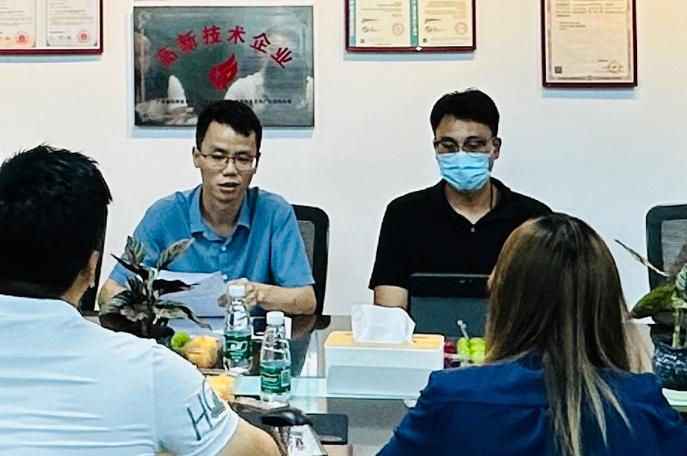 佛山市生態(tài)環(huán)境局、佛山市生態(tài)環(huán)境局順德分局領導蒞臨廣碧調(diào)研指導(圖2)